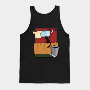 A cat in the alley Tank Top